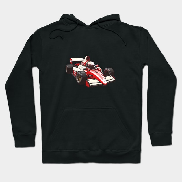 Cute Formula 1 Race Car Hoodie by Artifyio